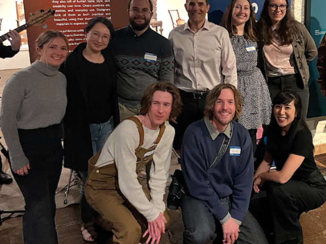 Photo of the team at the movie premier